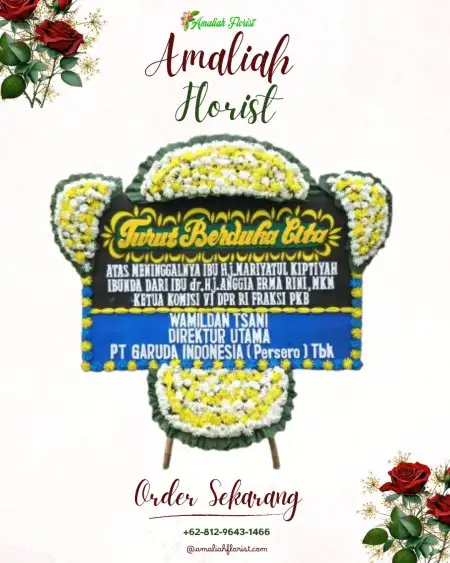 Papan Bunga Duka Belakang Pondok
